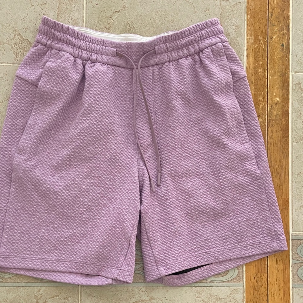 lululemon athletica mens Purple Textured Athletic Shorts